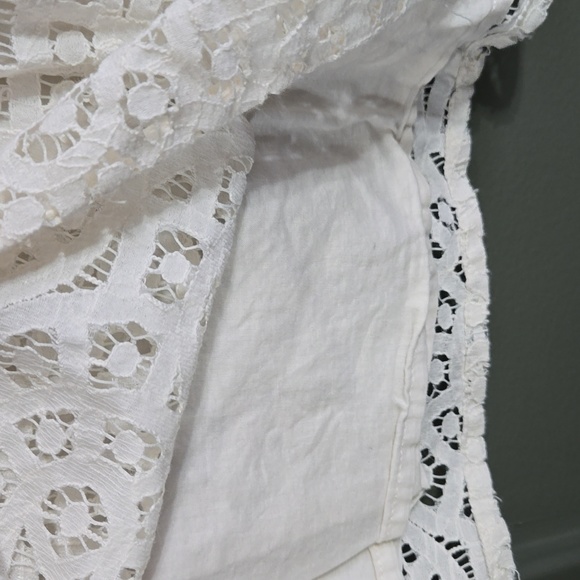 Talbots Ivory Lace Sleeveless Top - Picture 4 of 6